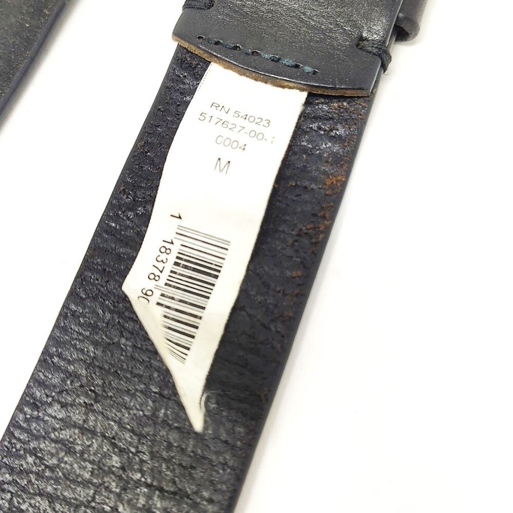 Gap Belt Womens Medium Black Leather Solid - Picture 8 of 8